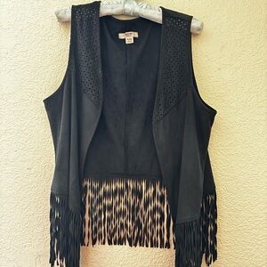 Mossimo Supply Co. Black Sleeveless Vest